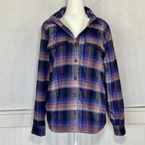Marmot fleece lined shirt jacket Sz S